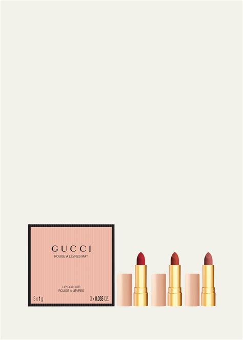 gucci mini lipstick set|gucci lipstick brands.